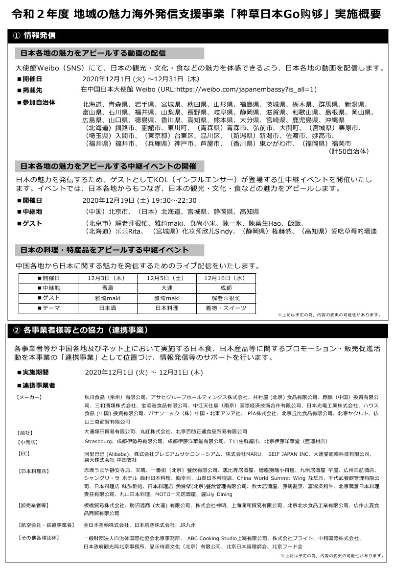 地域の魅力海外発信支援事業について